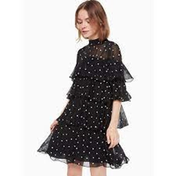 kate spade Dresses & Skirts - Kate Spade Heartbeat Embroidered Dress NWT Size 12